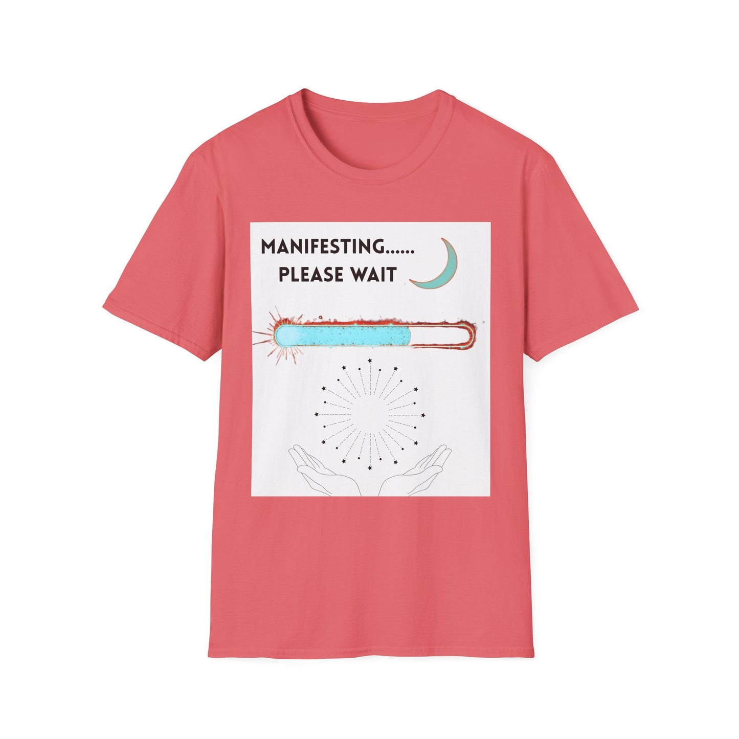 Funny Spiritual Vibes T-Shirt, Manifesting Please Wait Shirt, Sarcastic Meditation Tee, Spiritual Humor Top, Zen Yoga Clothing
