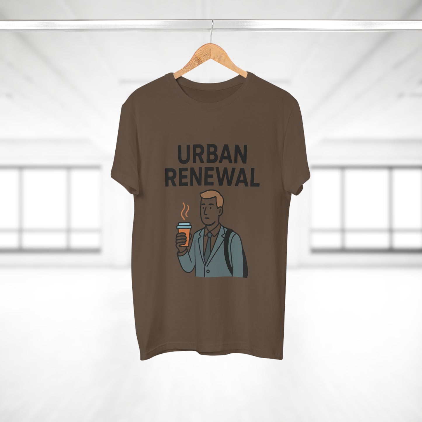 Urban Renewal Men's T-shirt - Stylish Everyday Wear, Gift for Him, Office Casual, Trendy Graphic Tee, Perfect for Events