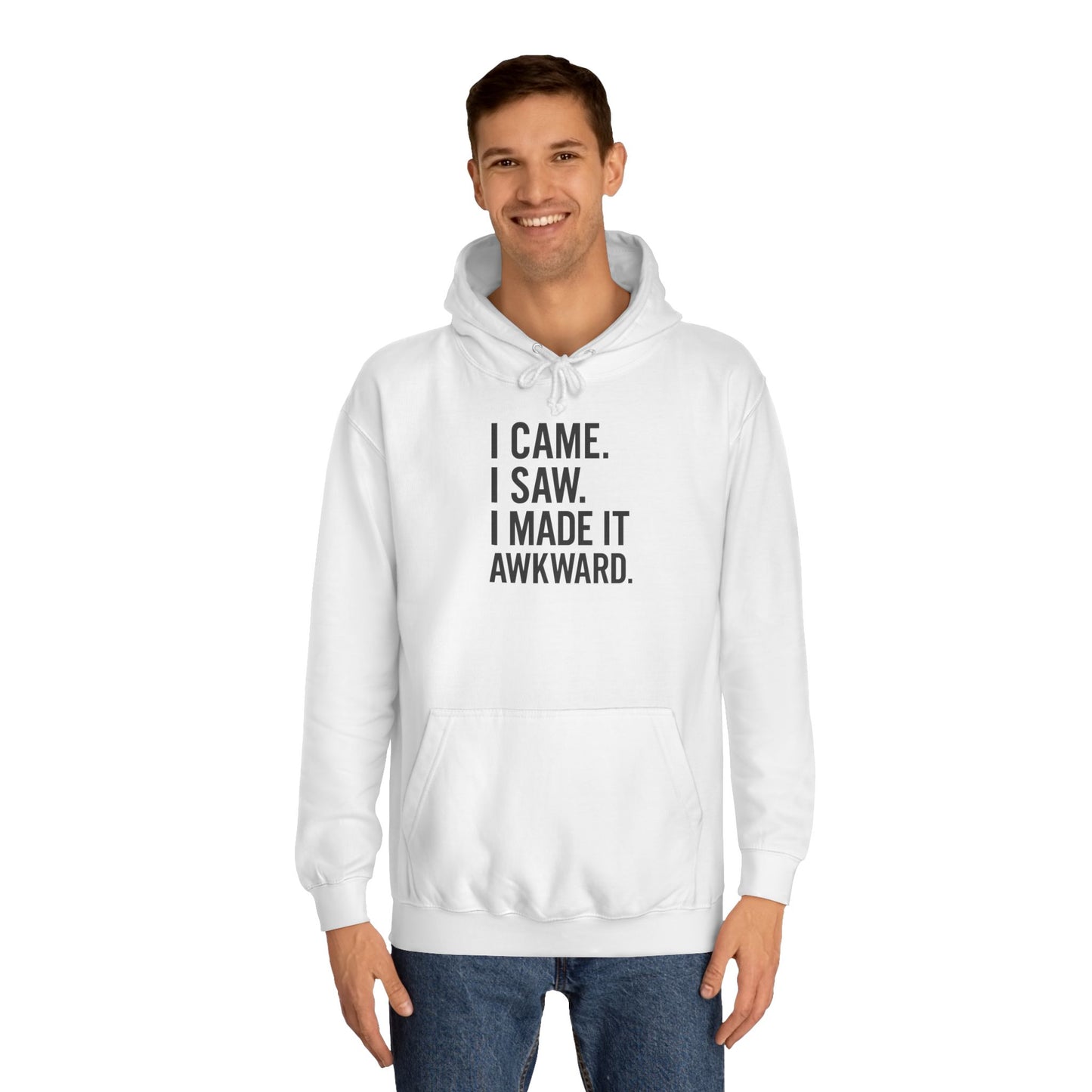 Sarcastic Quote Hoodie, Minimalist Funny Graphic Sweatshirt, Bold Lines College Hoodie, Cool Unisex Hoodie, Sarcastic Quote Sweatshirt,
