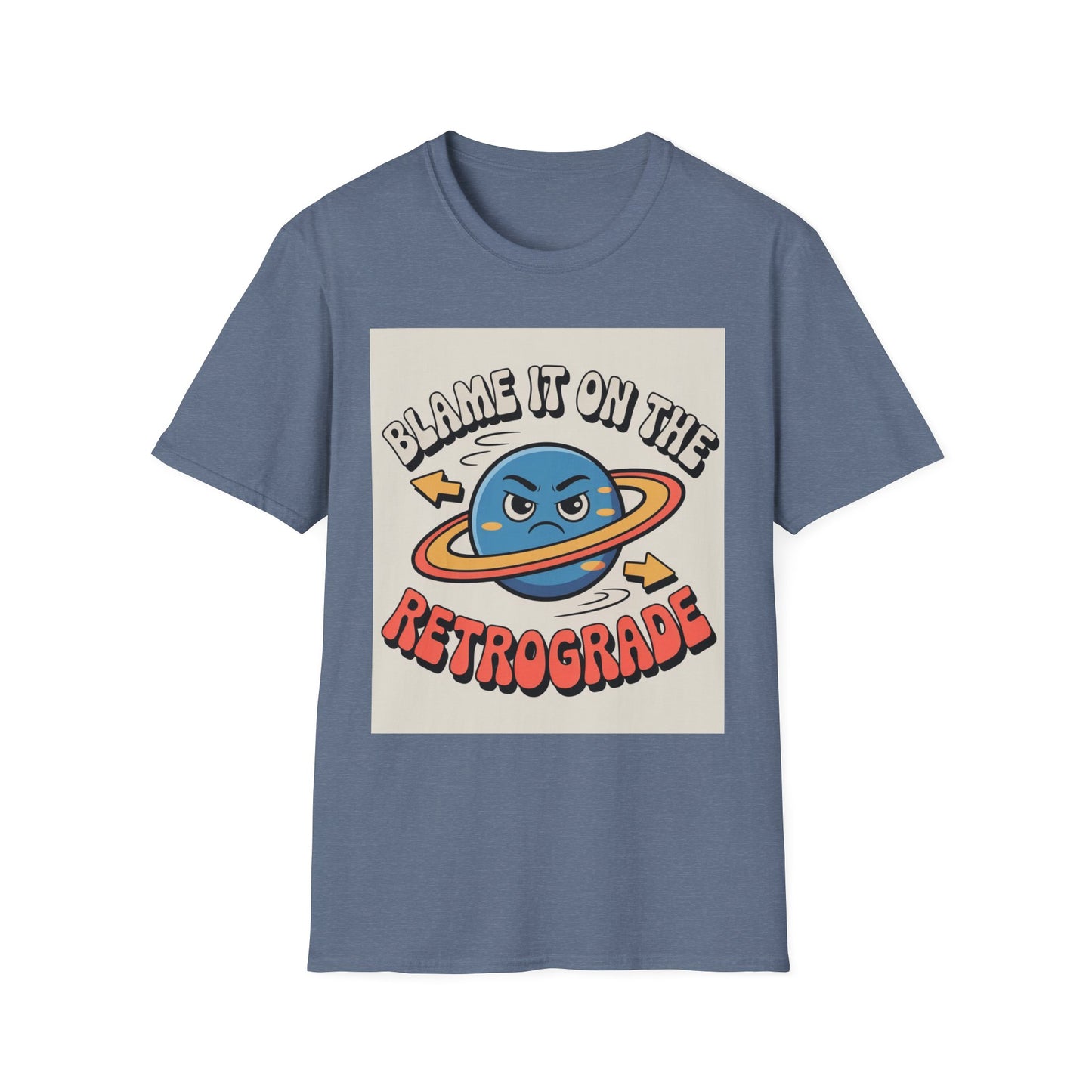 Mercury Retrograde Cosmic Excuse Unisex T-Shirt, Astrology Lover Graphic Tee, Planet Wink Apparel, Quirky Cosmic Sass Top, Funny Zodiac Gift