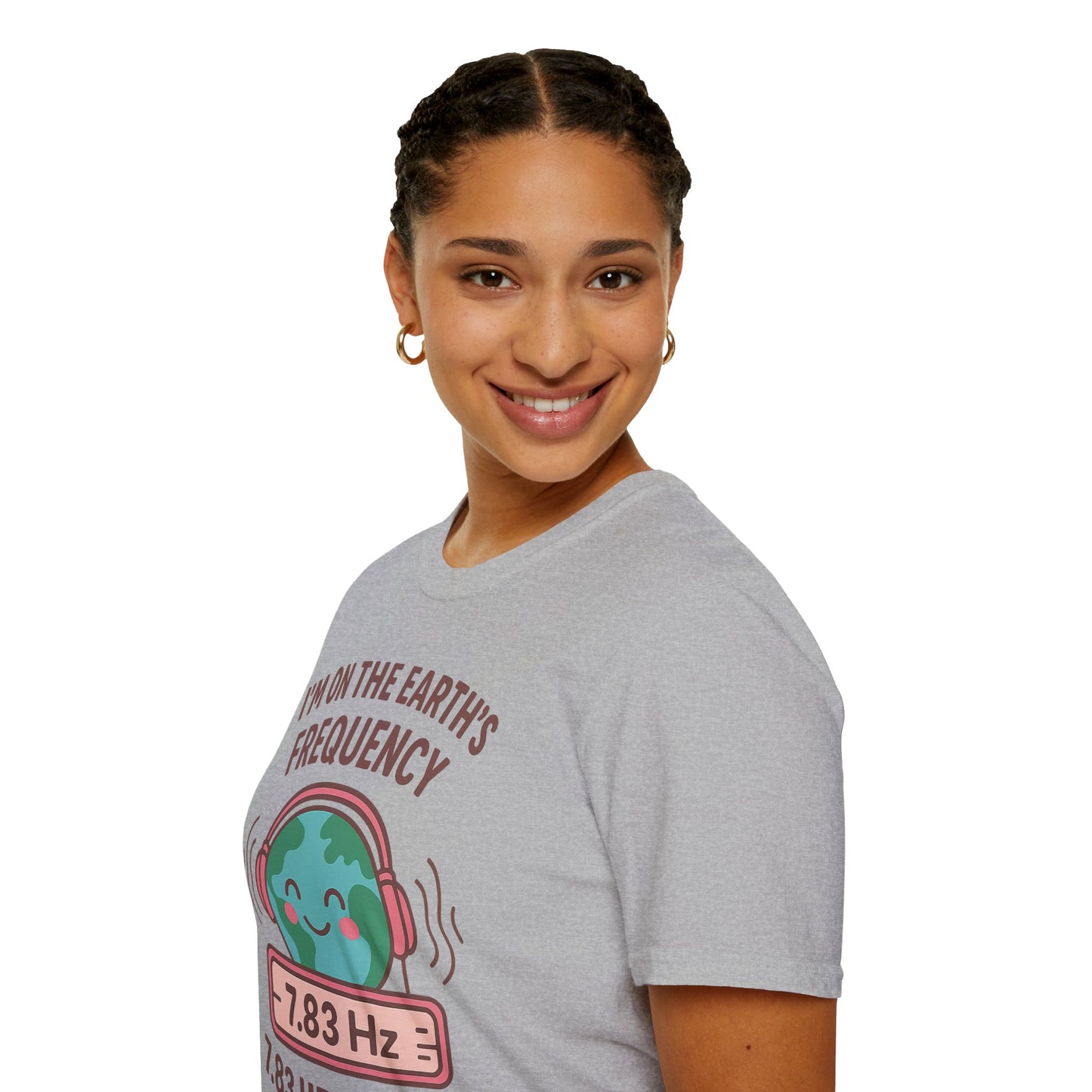 Earth's Frequency Unisex T-Shirt, Relaxing Vibe Tee, Music Lover Gift, Chill Shirt, Eco-Friendly Apparel