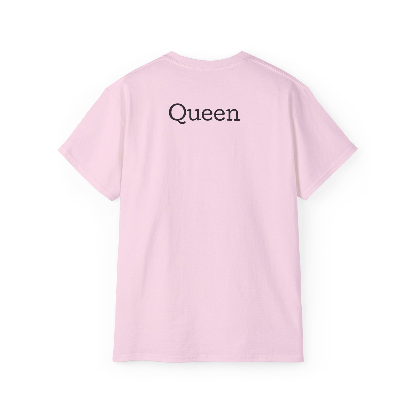 Queen Coffee Humor Tee, Unisex T-Shirt, Gift for Her, Funny Coffee Lover Shirt, Birthday Gift, Casual Everyday Wear