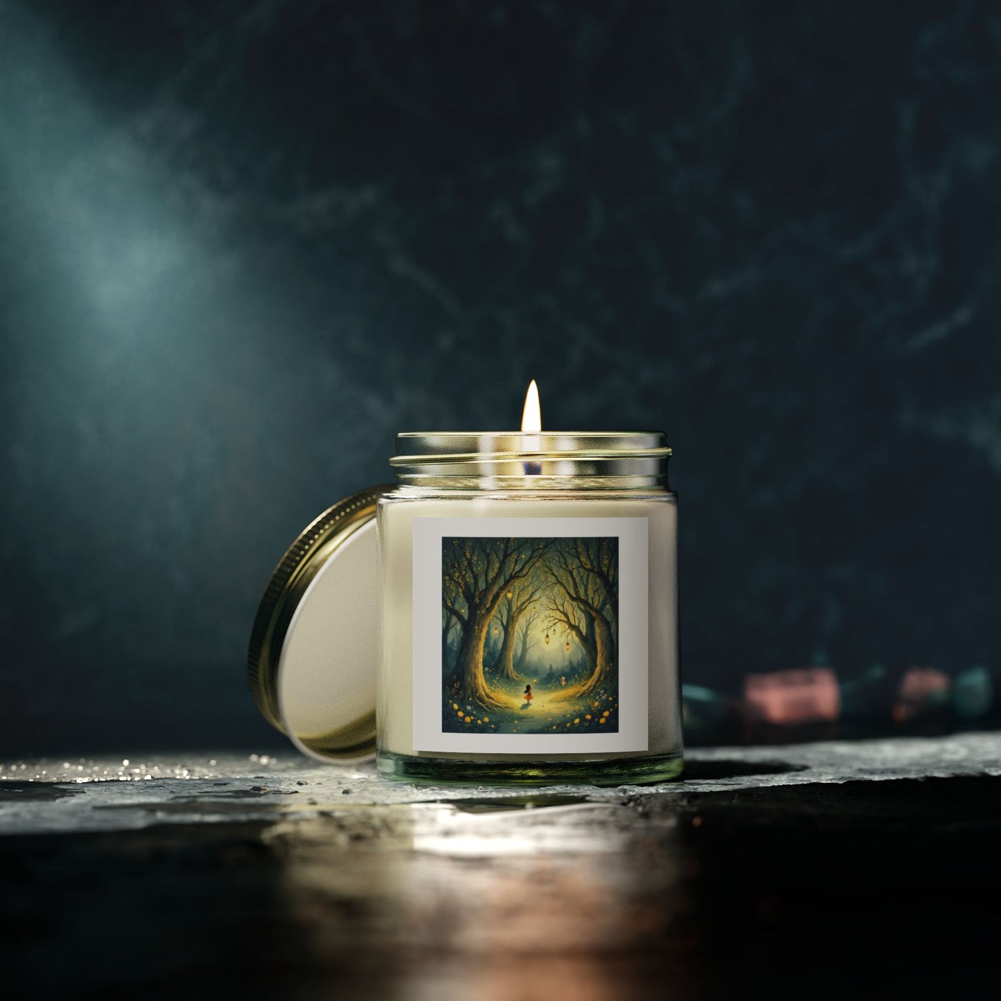 “Whispers of the Velvet Grove” - scented coconut wax candle