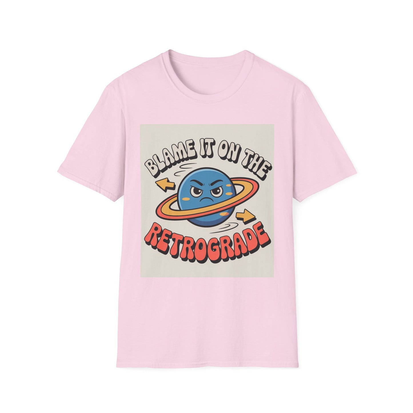 Mercury Retrograde Cosmic Excuse Unisex T-Shirt, Astrology Lover Graphic Tee, Planet Wink Apparel, Quirky Cosmic Sass Top, Funny Zodiac Gift