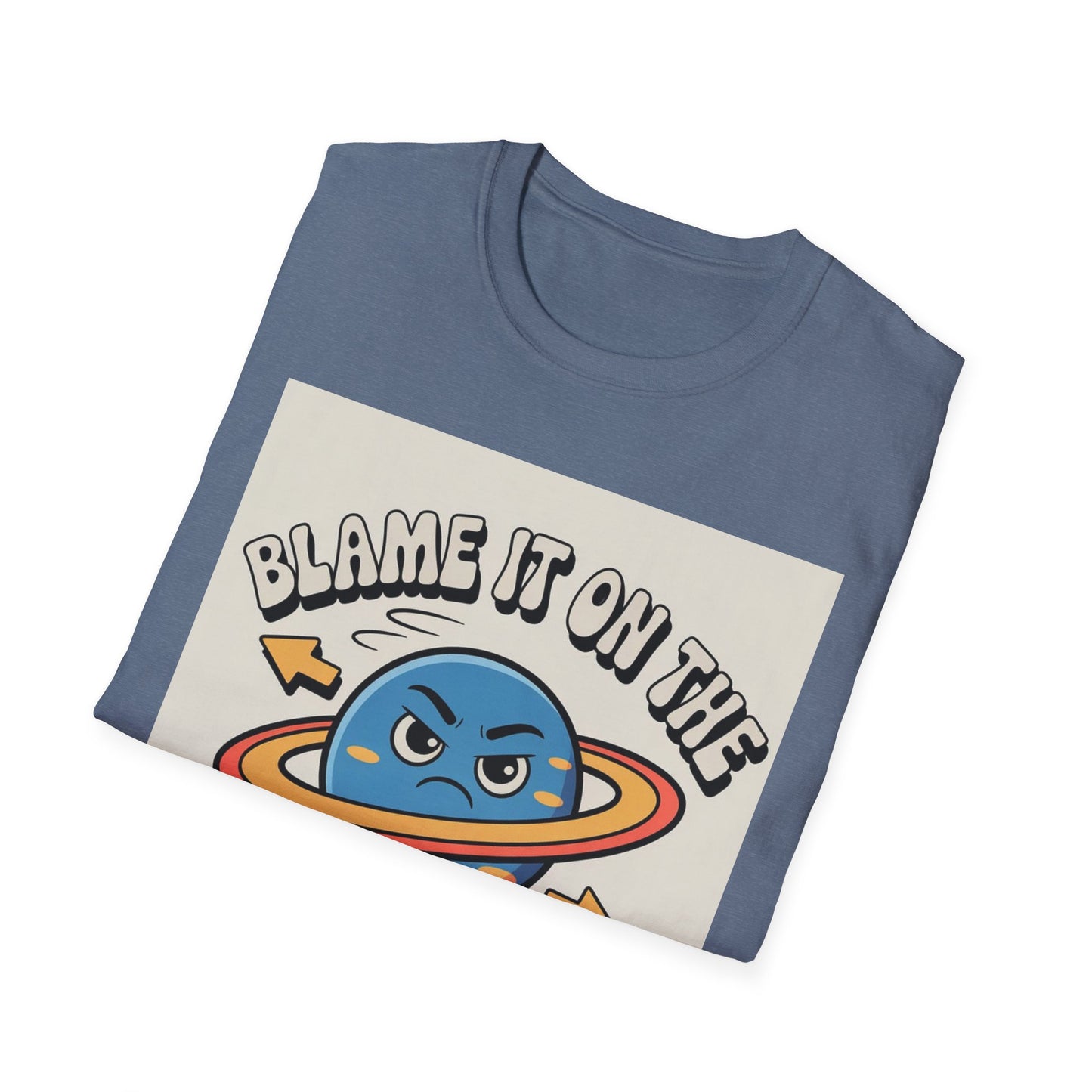 Mercury Retrograde Cosmic Excuse Unisex T-Shirt, Astrology Lover Graphic Tee, Planet Wink Apparel, Quirky Cosmic Sass Top, Funny Zodiac Gift