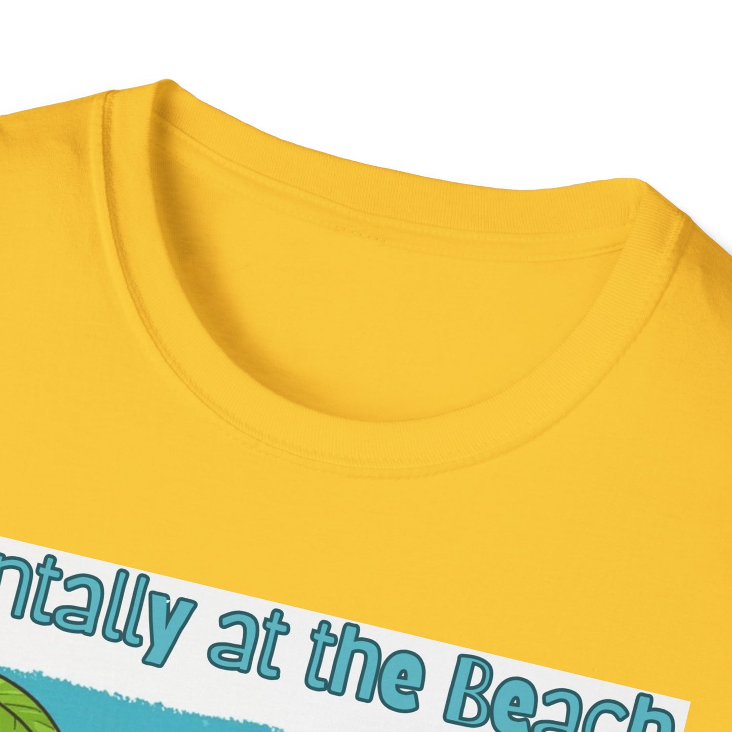 Vacay Brain Unisex Softstyle T-Shirt, Tropical Daydream Tee, Out of Office Shirt, Beach Bum Top, Funny Relaxation Gift
