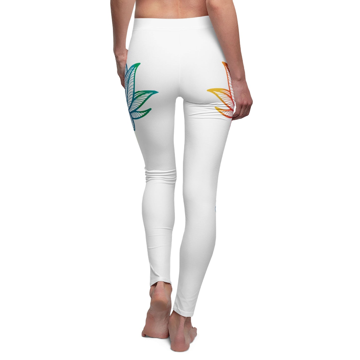 Namaste Rainbow Lotus Leggings
