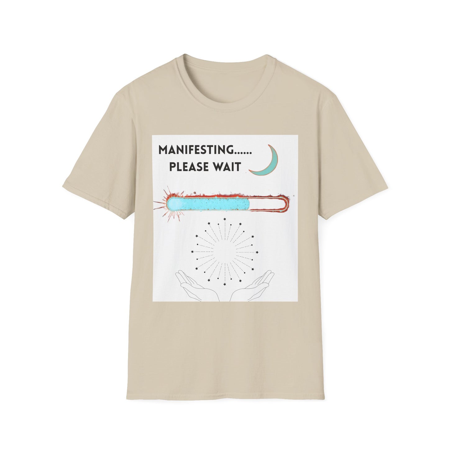 Funny Spiritual Vibes T-Shirt, Manifesting Please Wait Shirt, Sarcastic Meditation Tee, Spiritual Humor Top, Zen Yoga Clothing