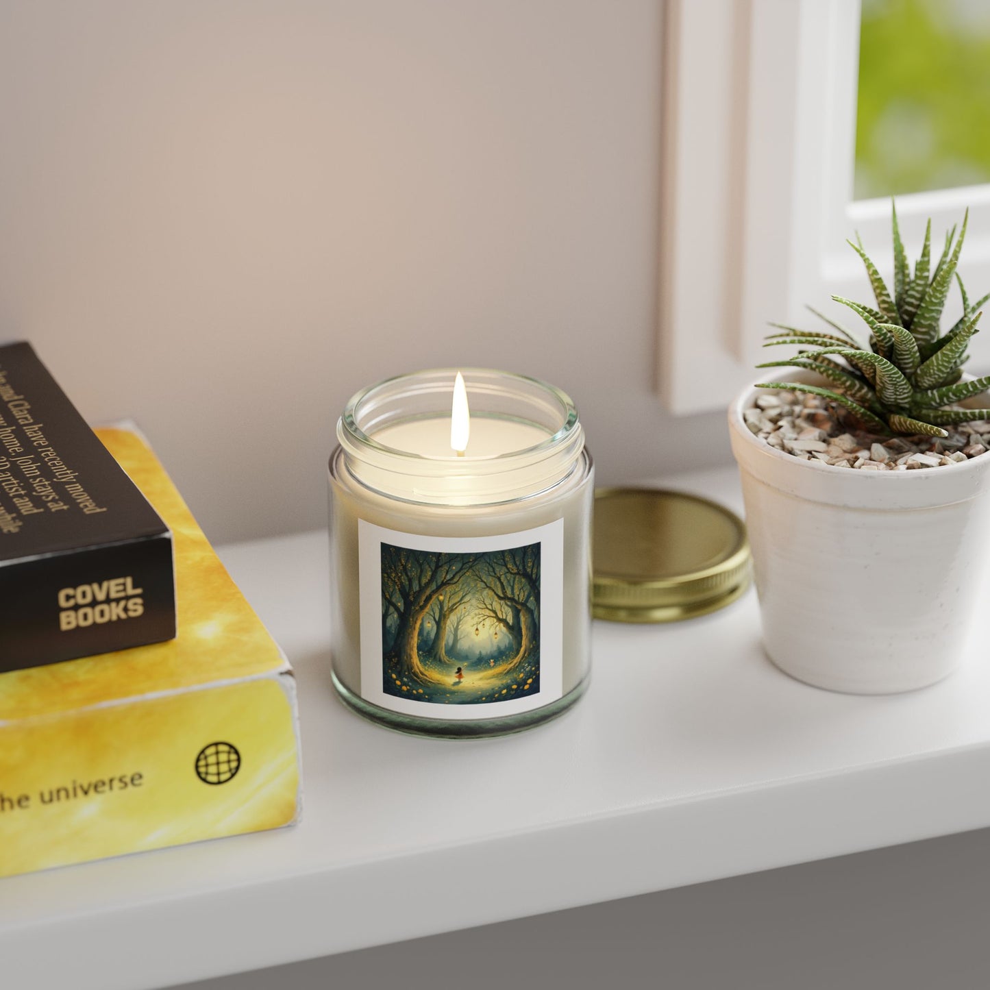 “Whispers of the Velvet Grove” - scented coconut wax candle