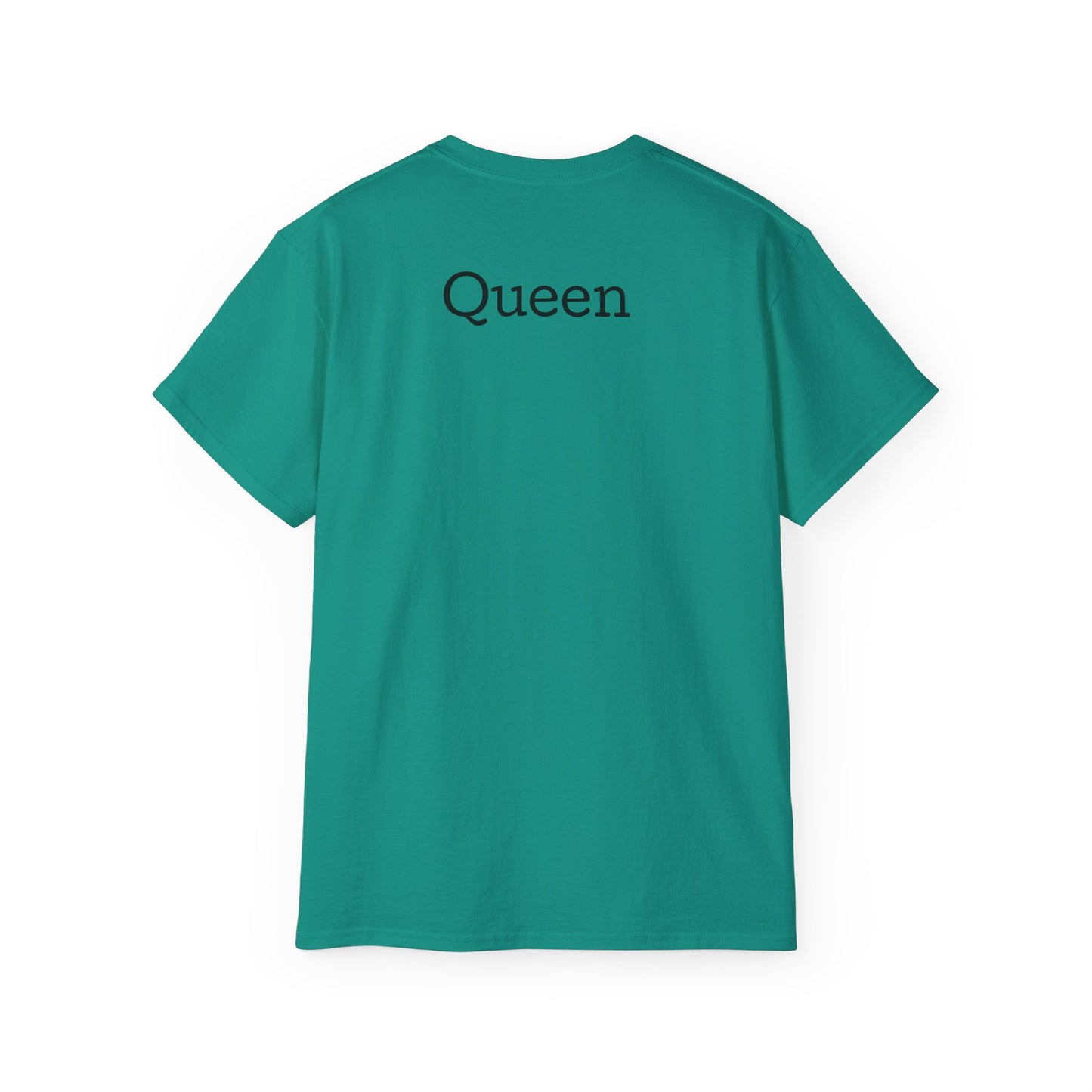 Queen Coffee Humor Tee, Unisex T-Shirt, Gift for Her, Funny Coffee Lover Shirt, Birthday Gift, Casual Everyday Wear