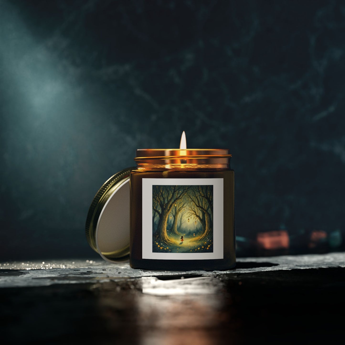 “Whispers of the Velvet Grove” - scented coconut wax candle