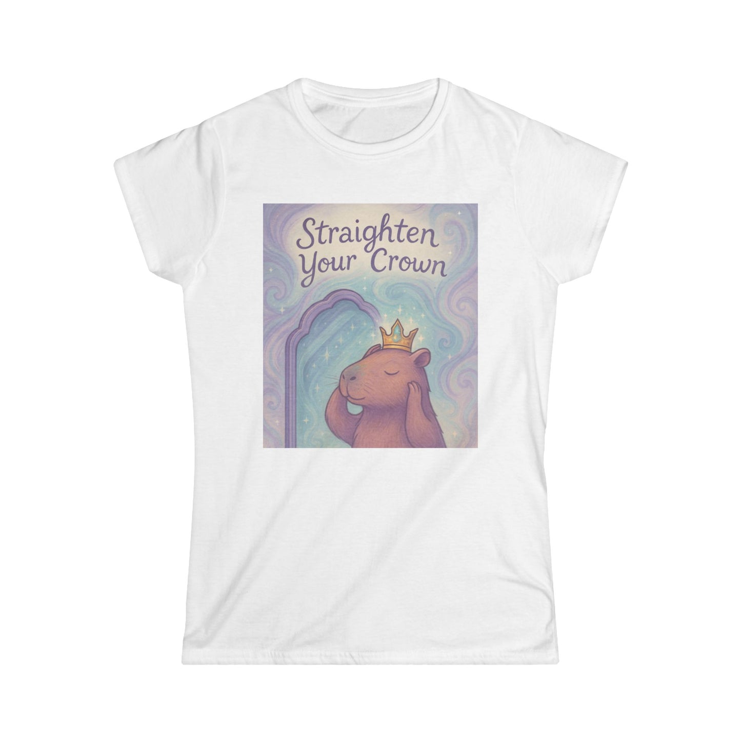 Straighten Your Crown | Women's Motivational Tee, Encouragement Shirt, Inspirational Apparel, Positive Vibes Top, Relaxed Fit