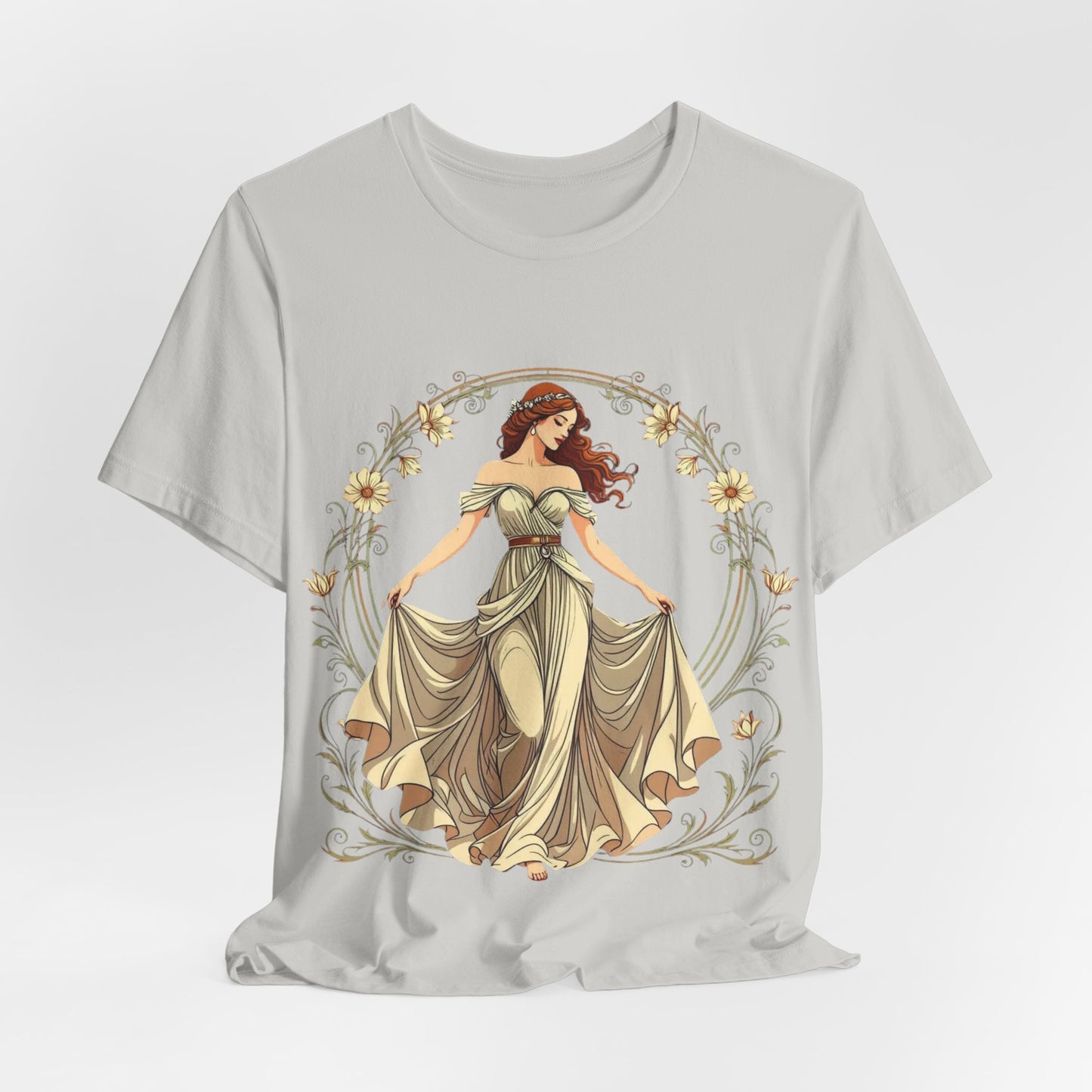 Art Deco Goddess T-Shirt – Luxe Vintage Muse – Glamorous Statement Tee