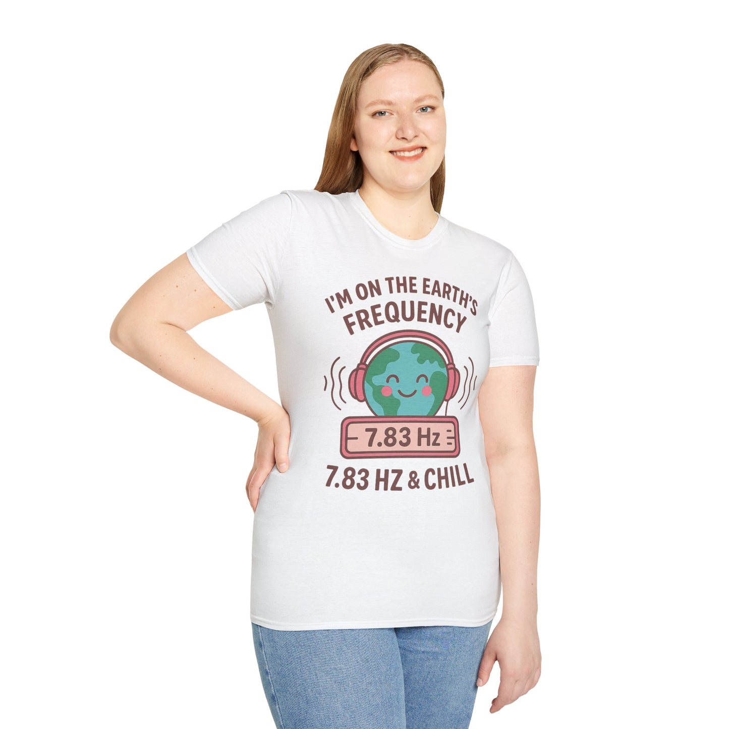 Earth's Frequency Unisex T-Shirt, Relaxing Vibe Tee, Music Lover Gift, Chill Shirt, Eco-Friendly Apparel