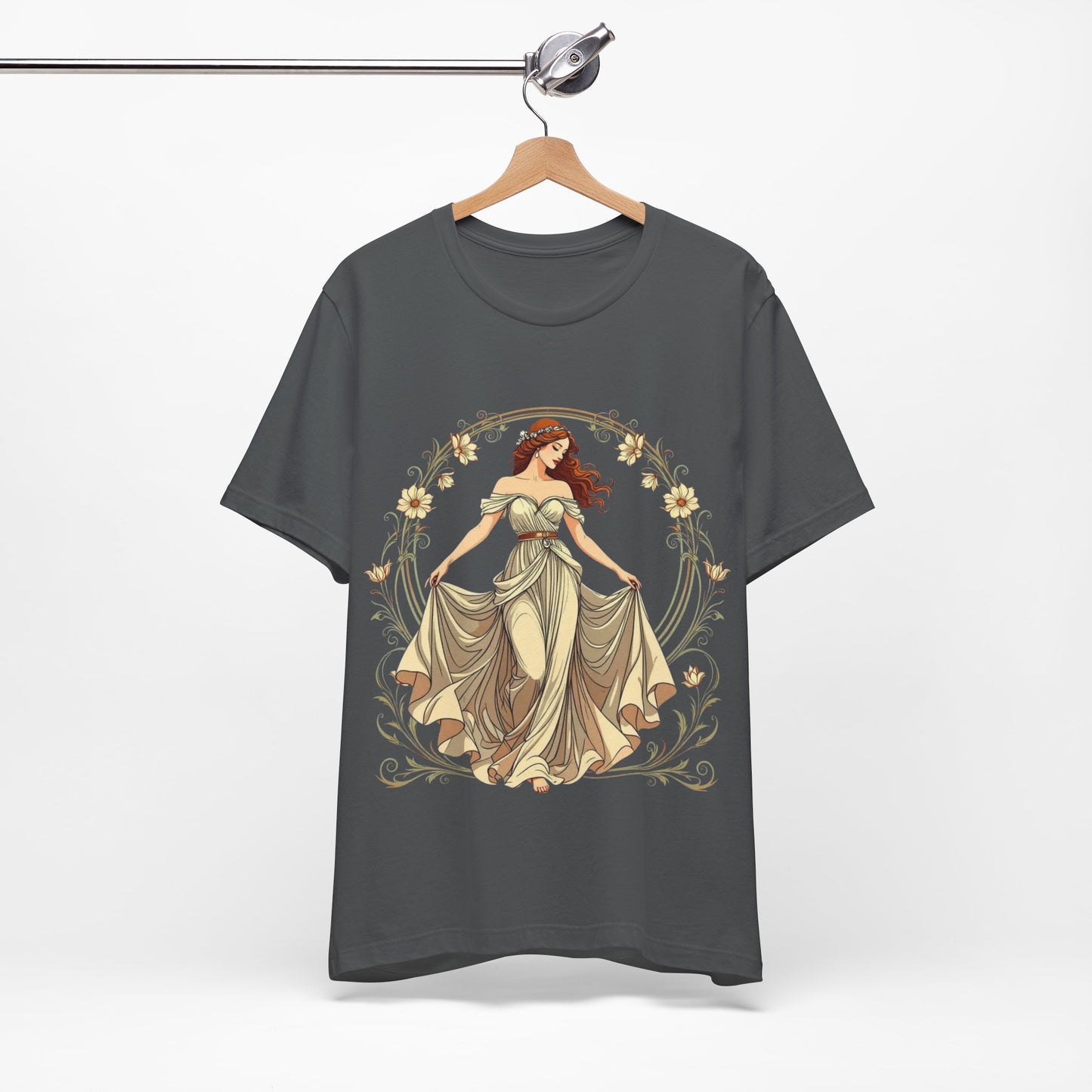 Art Deco Goddess T-Shirt – Luxe Vintage Muse – Glamorous Statement Tee