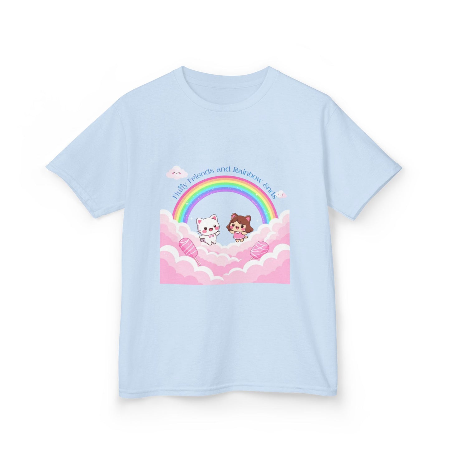 Rainbow Dreams Kids Tee, Cute Kids T-Shirt, Fun Summer Tee, Pastel Rainbow Shirt, Gift for Kids, Birthday Outfit