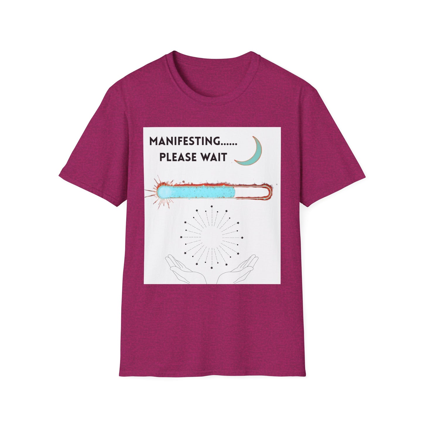 Funny Spiritual Vibes T-Shirt, Manifesting Please Wait Shirt, Sarcastic Meditation Tee, Spiritual Humor Top, Zen Yoga Clothing