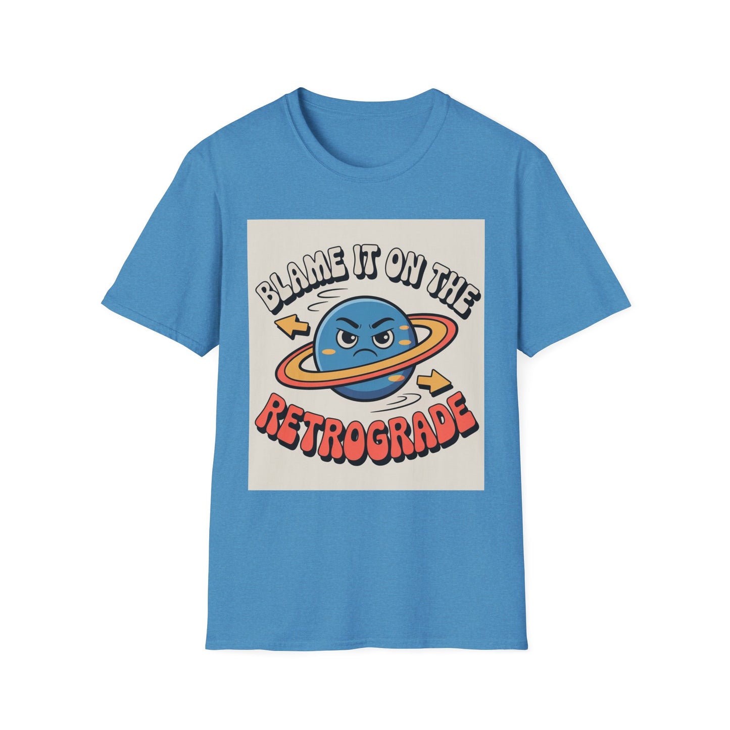 Mercury Retrograde Cosmic Excuse Unisex T-Shirt, Astrology Lover Graphic Tee, Planet Wink Apparel, Quirky Cosmic Sass Top, Funny Zodiac Gift