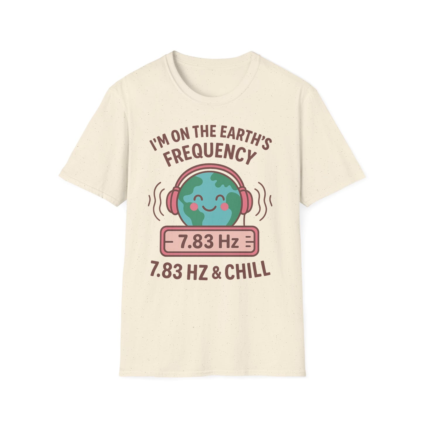 Earth's Frequency Unisex T-Shirt, Relaxing Vibe Tee, Music Lover Gift, Chill Shirt, Eco-Friendly Apparel