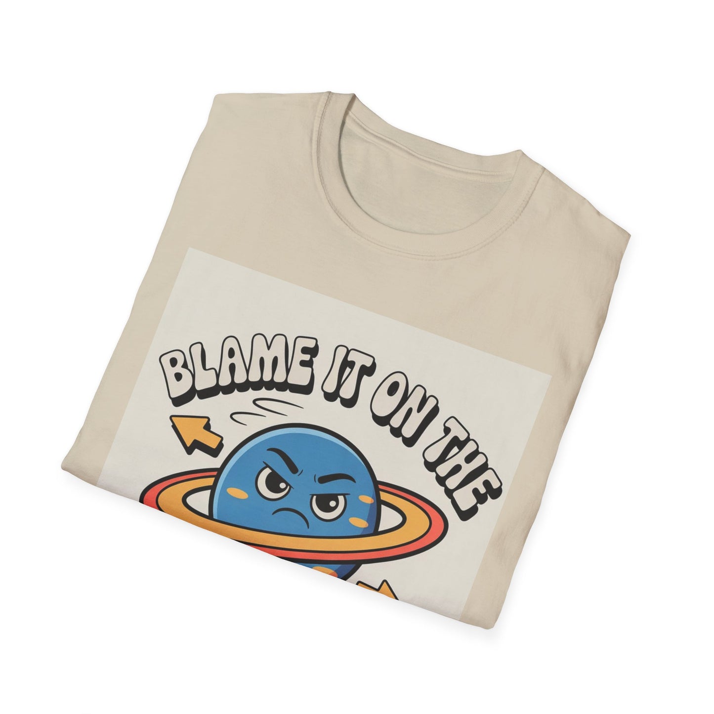 Mercury Retrograde Cosmic Excuse Unisex T-Shirt, Astrology Lover Graphic Tee, Planet Wink Apparel, Quirky Cosmic Sass Top, Funny Zodiac Gift