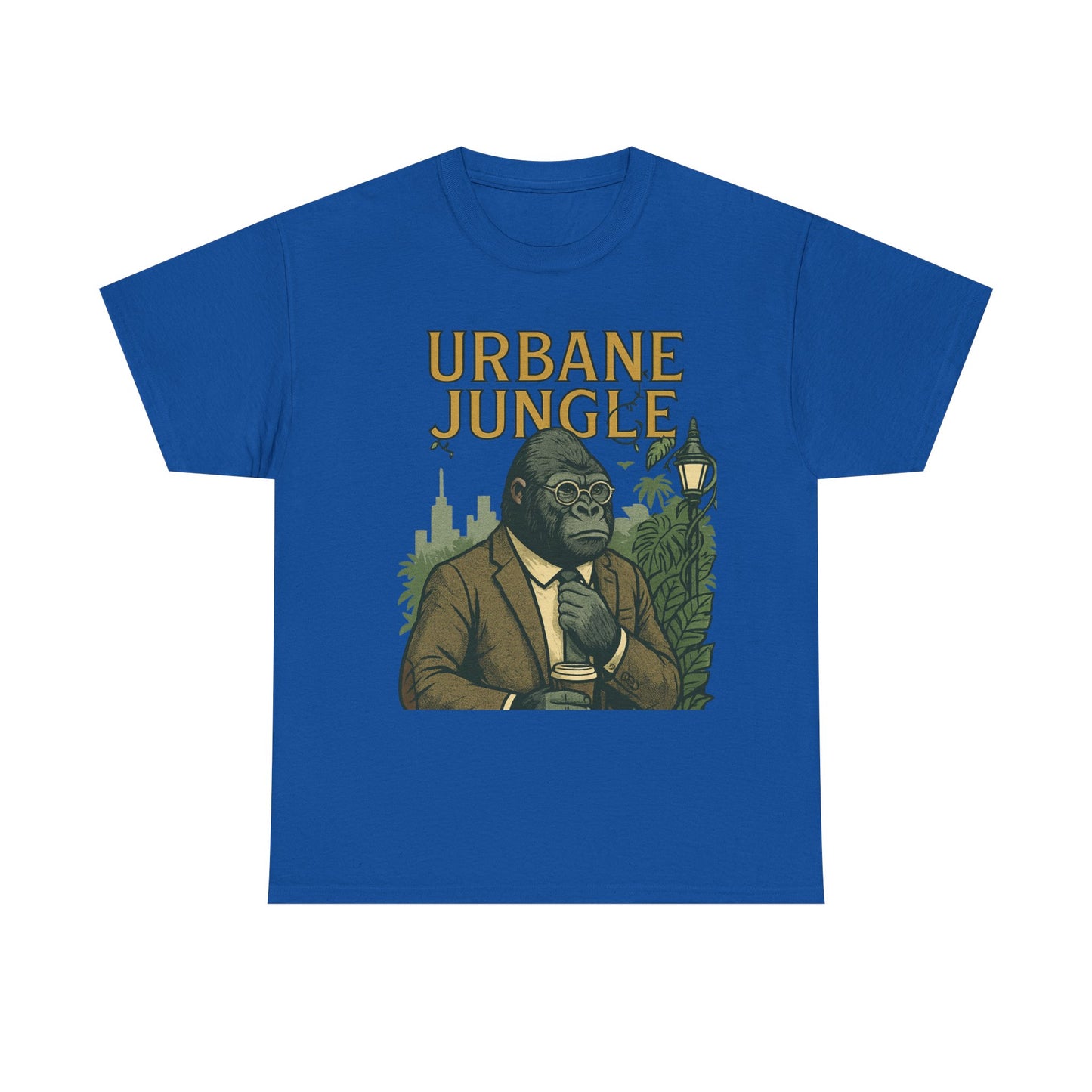Professor Gorilla Art Tee | Urbane Jungle – Quirky City |Jungle Pun T-Shirt | Daonna Apparel