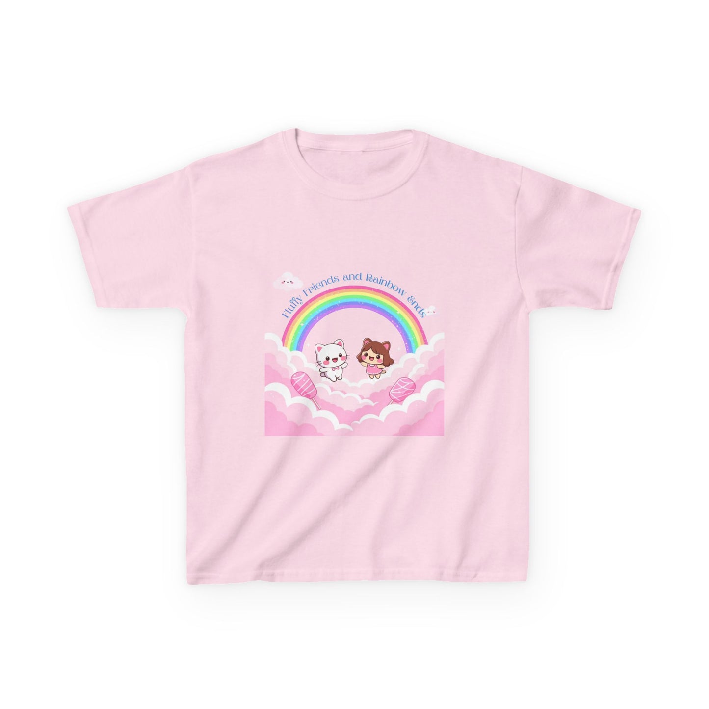Rainbow Dreams Kids Tee, Cute Kids T-Shirt, Fun Summer Tee, Pastel Rainbow Shirt, Gift for Kids, Birthday Outfit