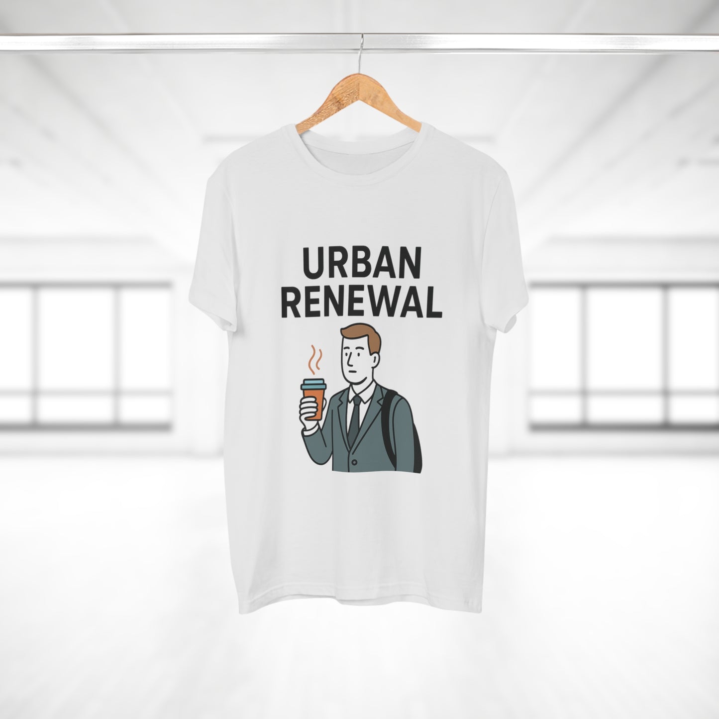 Urban Renewal Men's T-shirt - Stylish Everyday Wear, Gift for Him, Office Casual, Trendy Graphic Tee, Perfect for Events