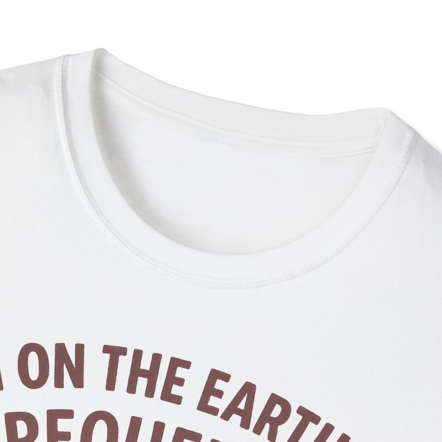 Earth's Frequency Unisex T-Shirt, Relaxing Vibe Tee, Music Lover Gift, Chill Shirt, Eco-Friendly Apparel