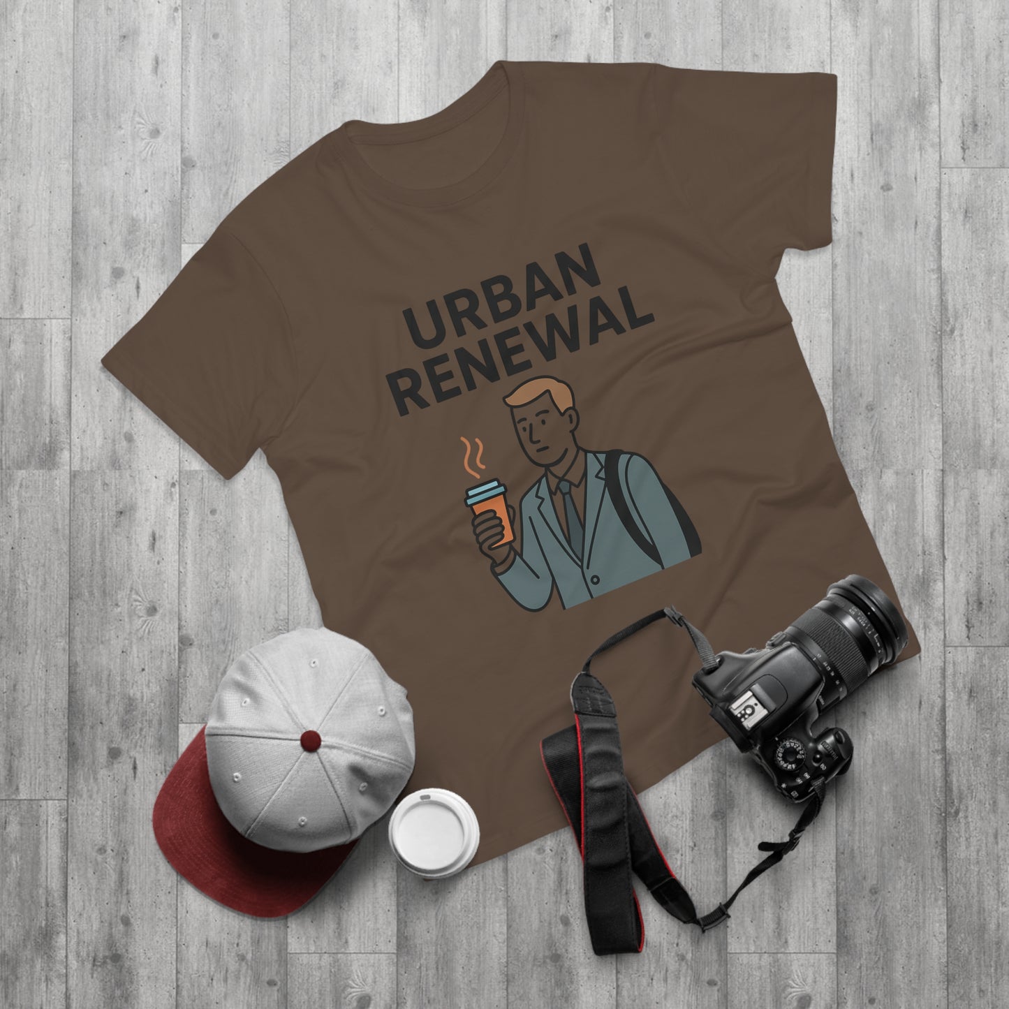 Urban Renewal Men's T-shirt - Stylish Everyday Wear, Gift for Him, Office Casual, Trendy Graphic Tee, Perfect for Events