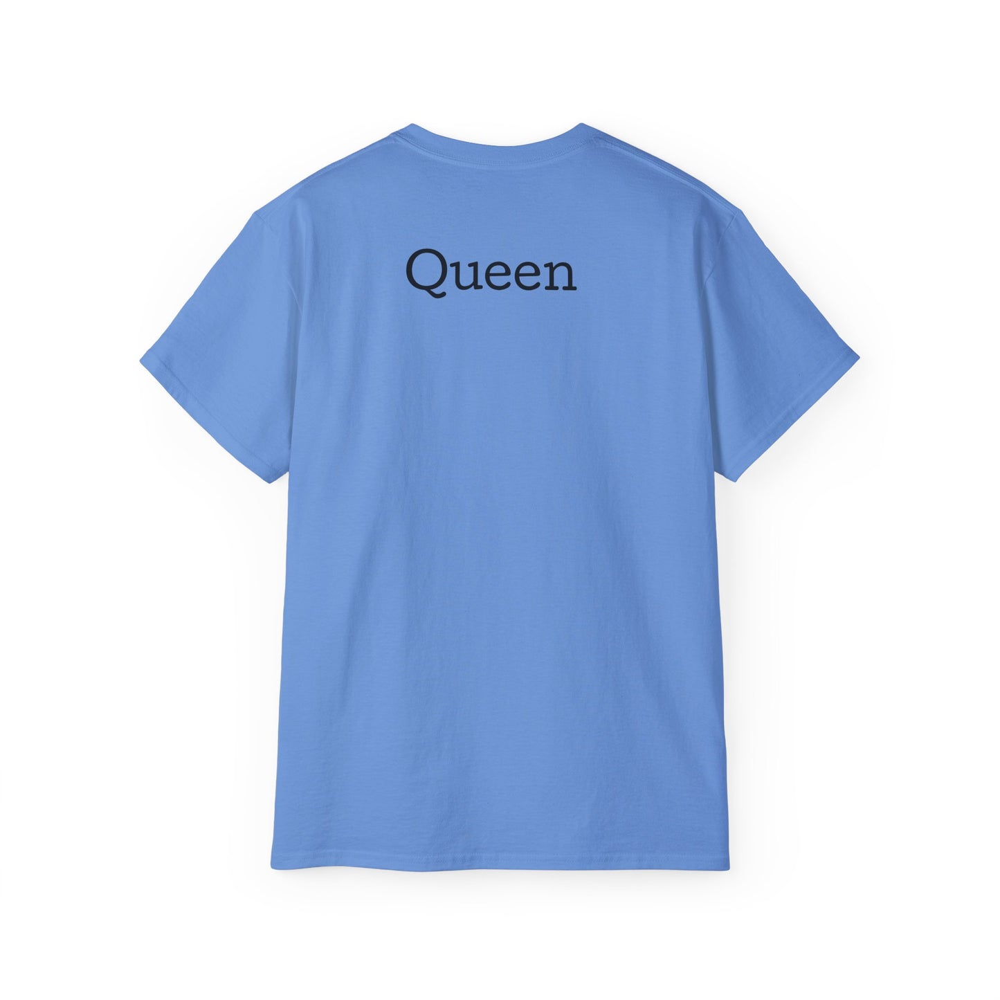 Queen Coffee Humor Tee, Unisex T-Shirt, Gift for Her, Funny Coffee Lover Shirt, Birthday Gift, Casual Everyday Wear
