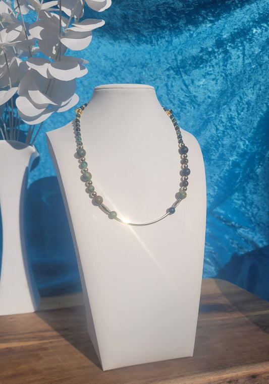 African Turquoise Necklace - Daonna Designs