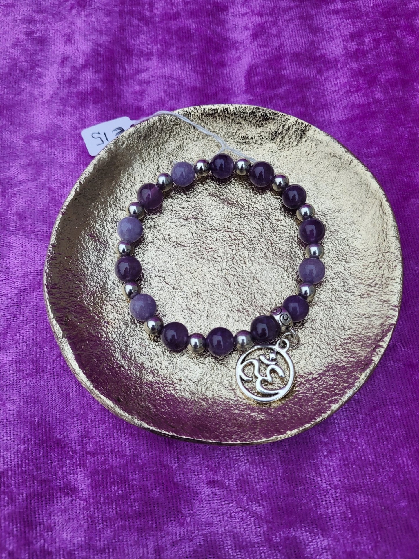 Amethyst Ohm Bracelet - Daonna Designs