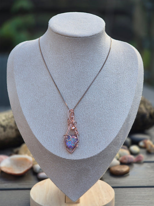 Aurora Opal in Rose Gold - Daonna Designs