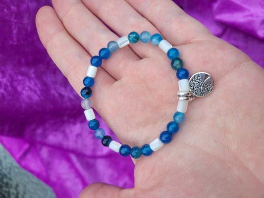 Blue Onyx Bracelet - Daonna Designs