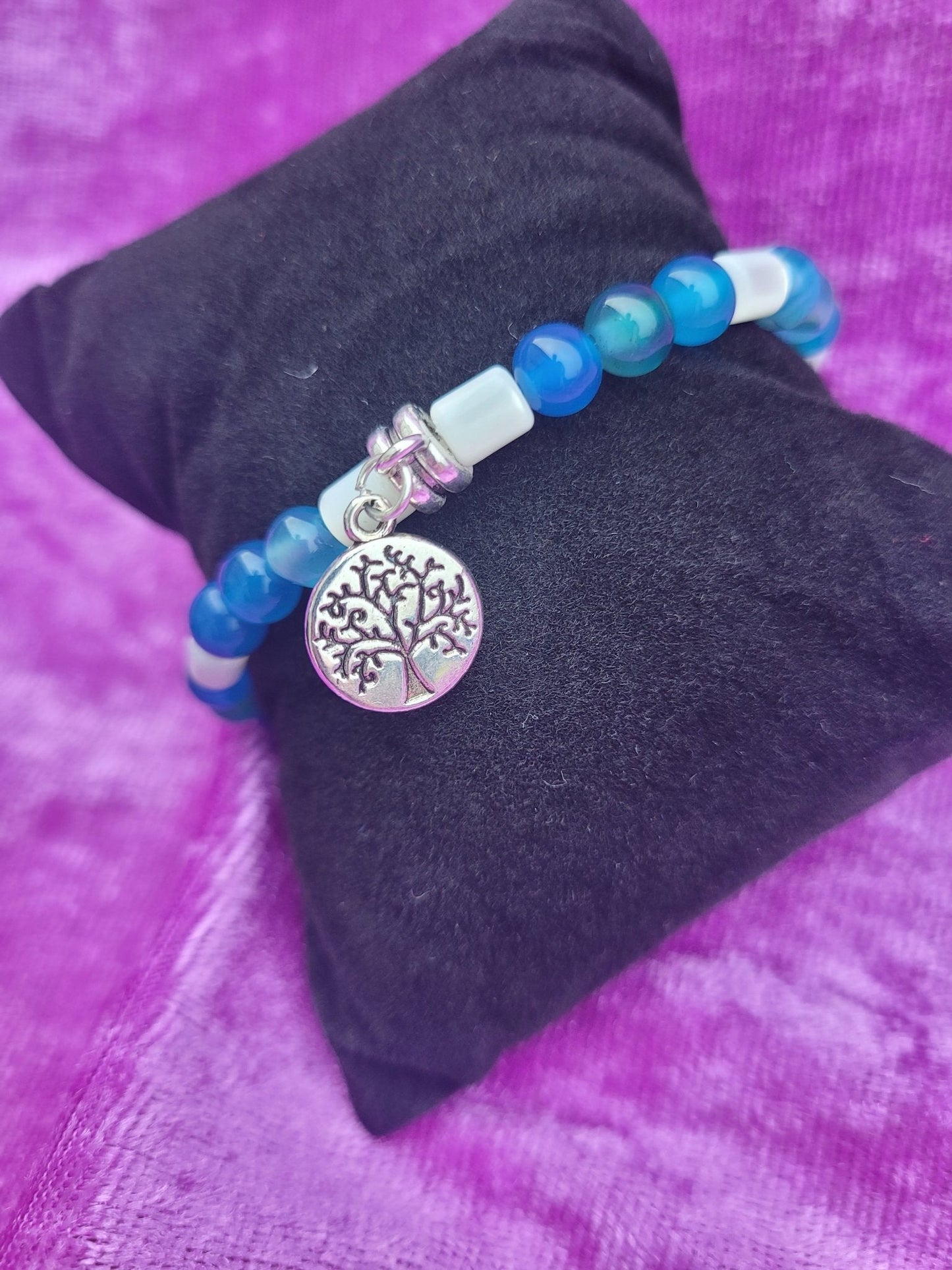 Blue Onyx Bracelet - Daonna Designs