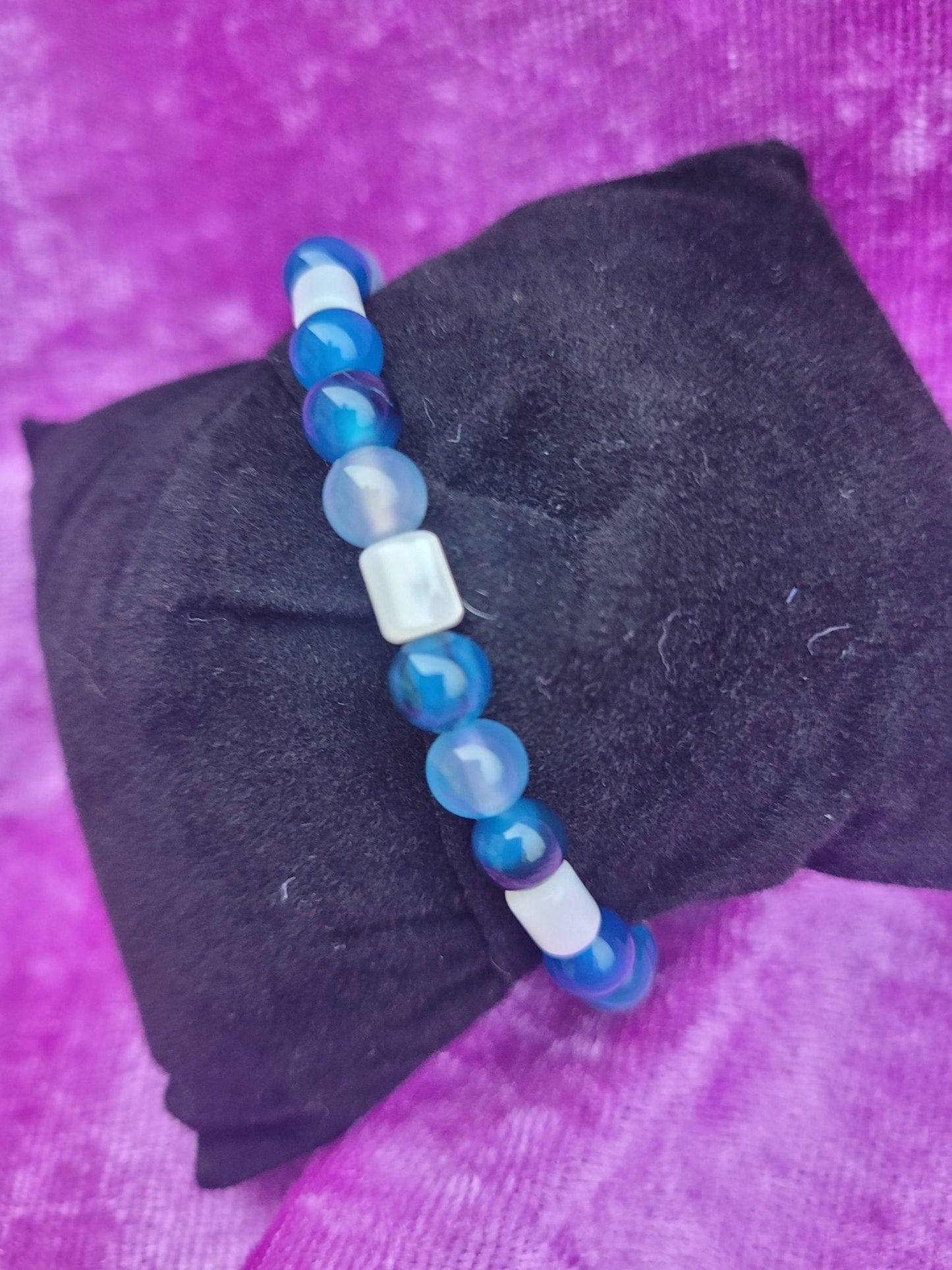 Blue Onyx Bracelet - Daonna Designs