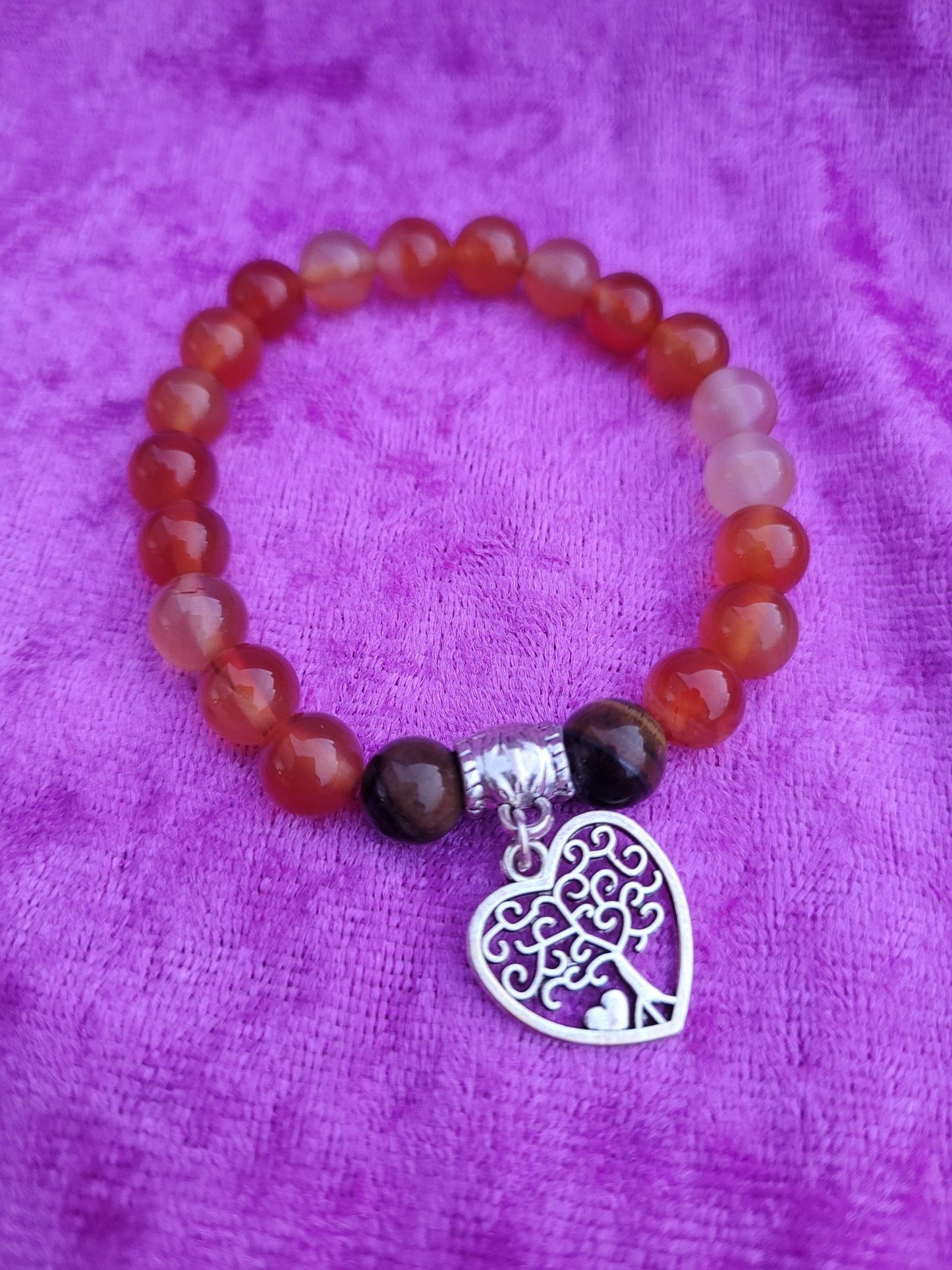 Carnelian and Tiger's Eye Bracelet - Daonna Designs