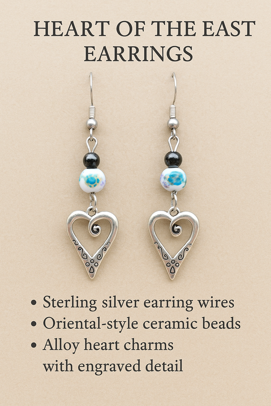Heart of the East Earrings
