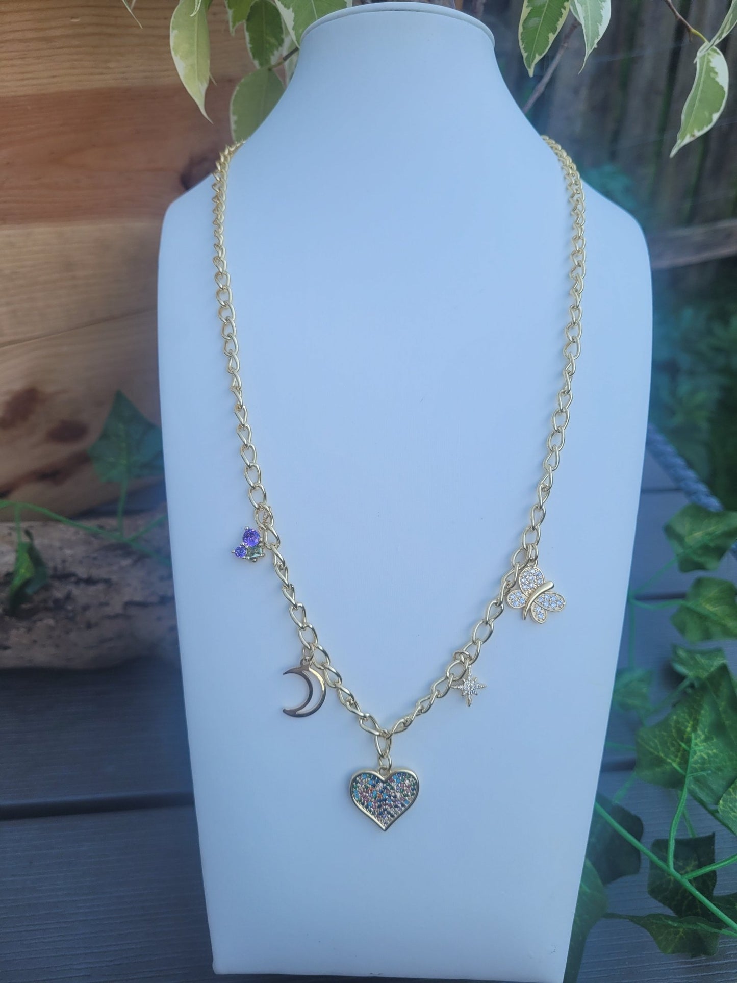 Gold - filled Charm Necklace - Daonna Designs