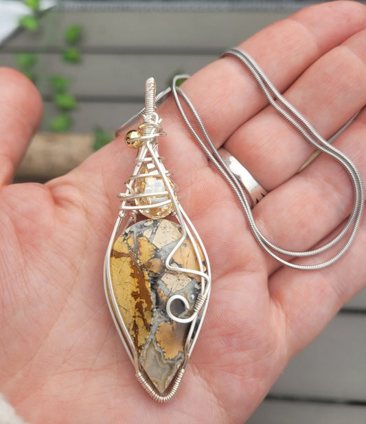 Maligano Jasper Unisex Necklace - Daonna Designs