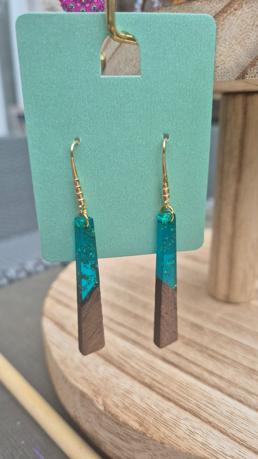 Gráinne Earrings - Emerald