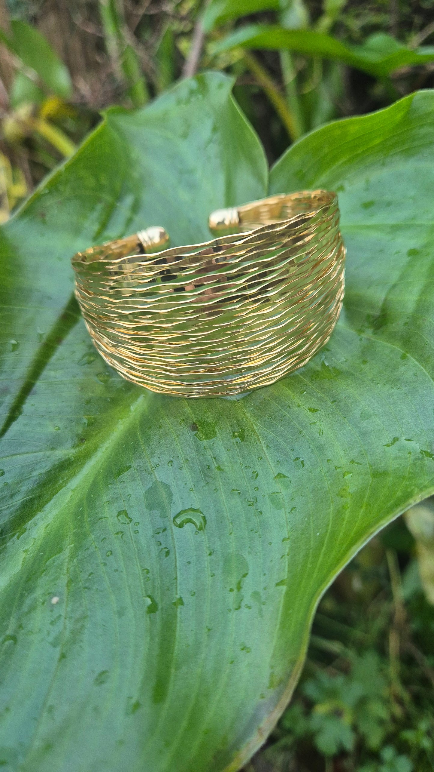 Hammered Gold Filled Bracelet