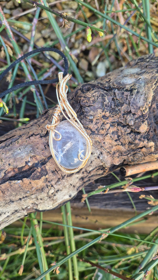 Ice Crystal Quartz Necklace