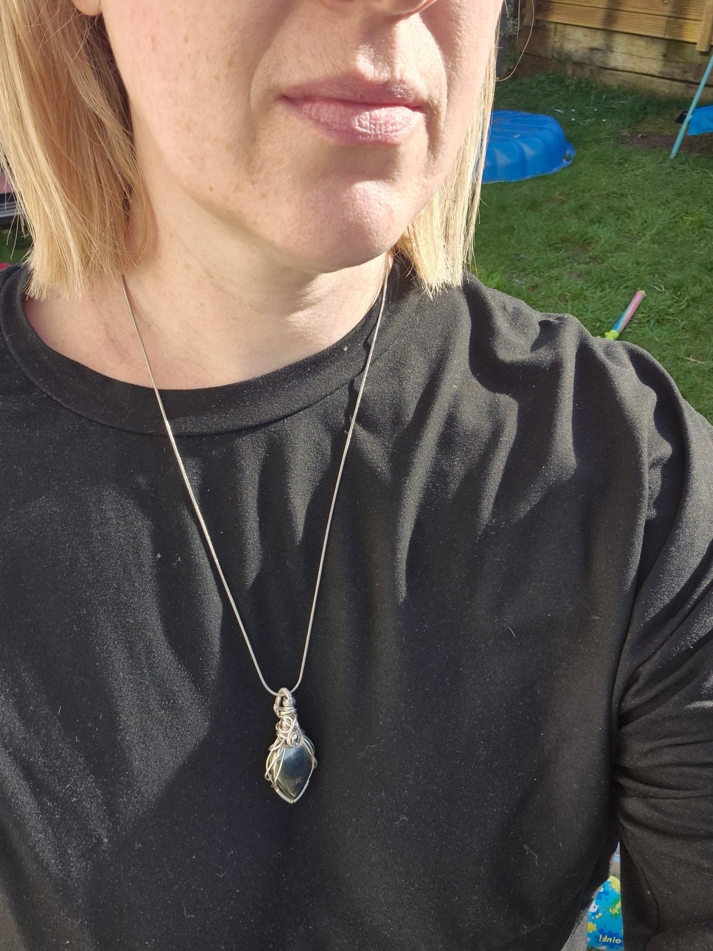 Saga Pyrite Pendant - Daonna Designs