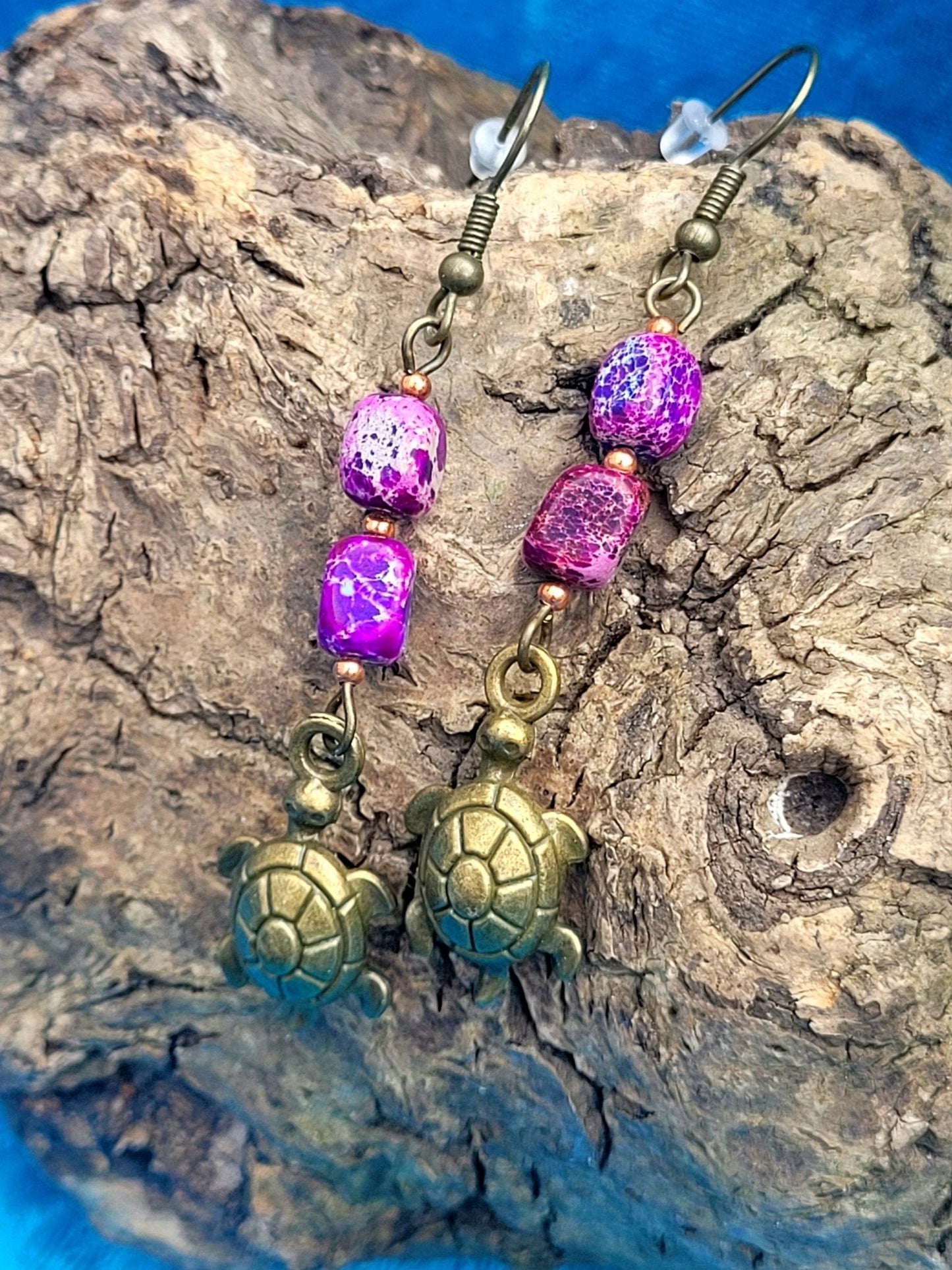 Sea Sediment Turtle Earrings - Daonna Designs