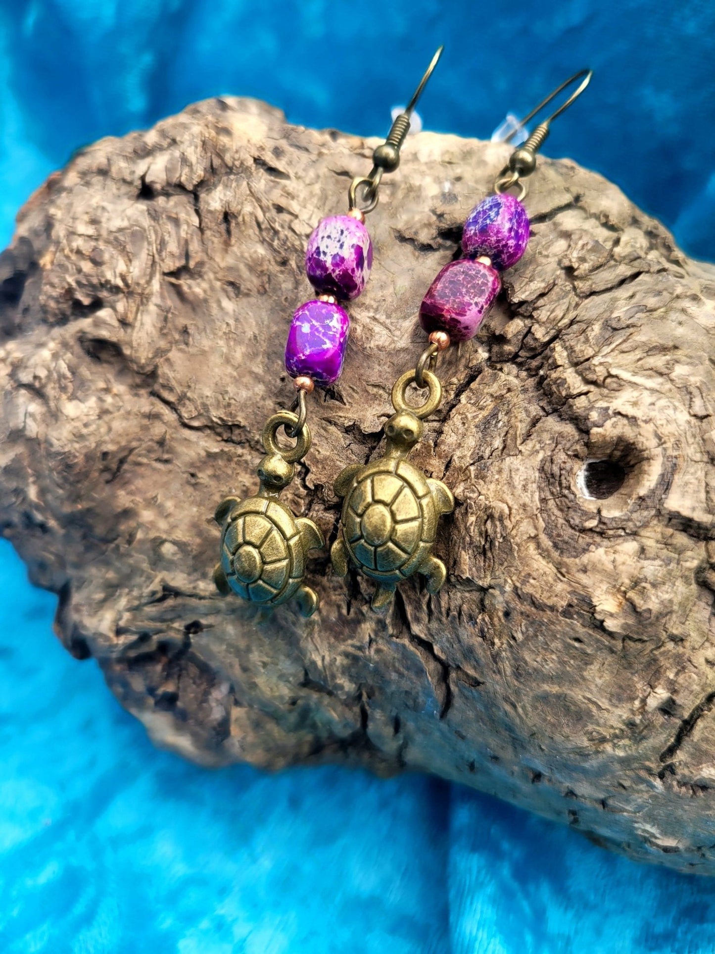 Sea Sediment Turtle Earrings - Daonna Designs