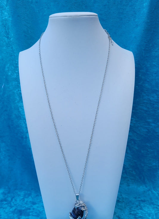 Sodalite Dragon Necklace - Daonna Designs