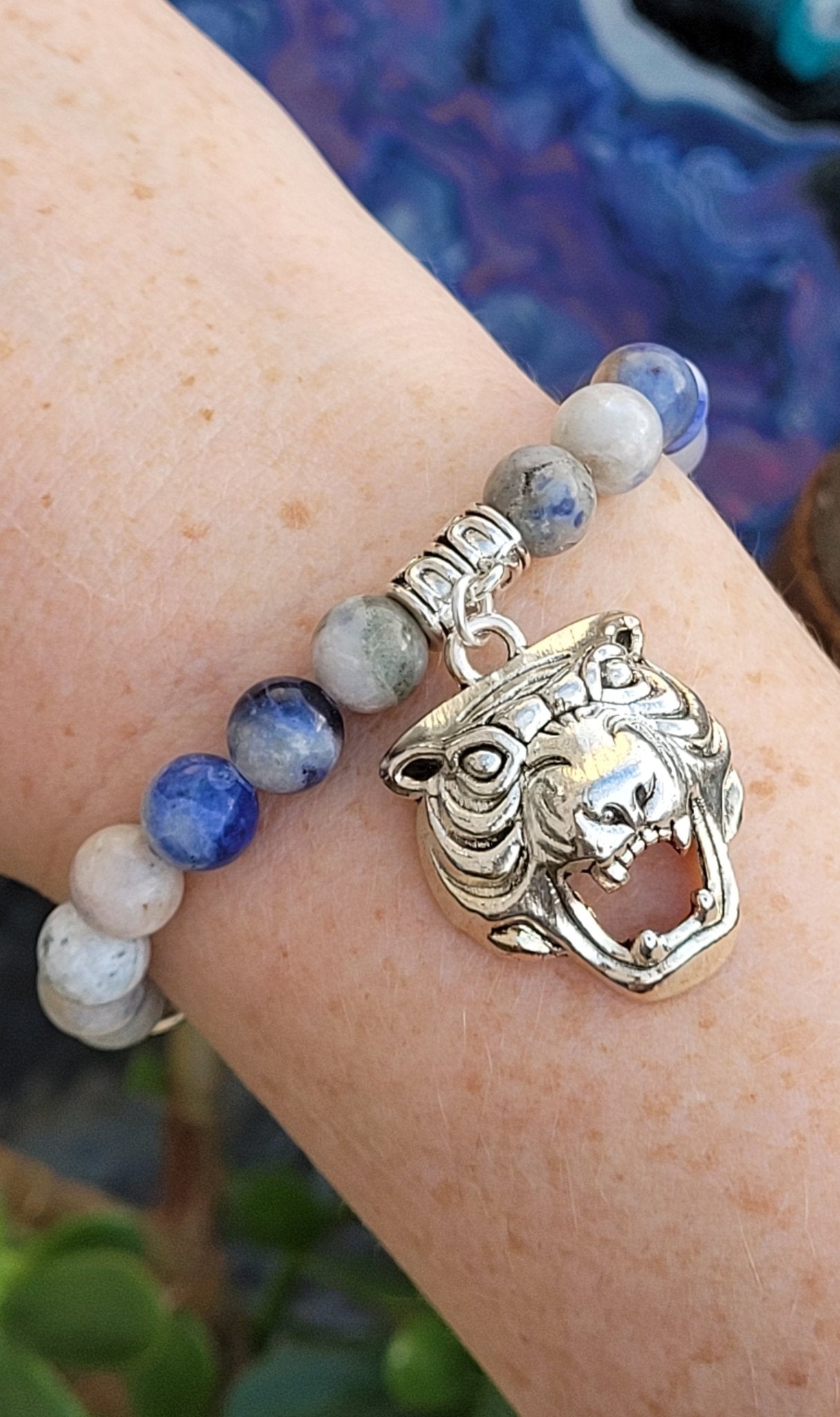 Sodalite Tiger Bracelet - Daonna Designs