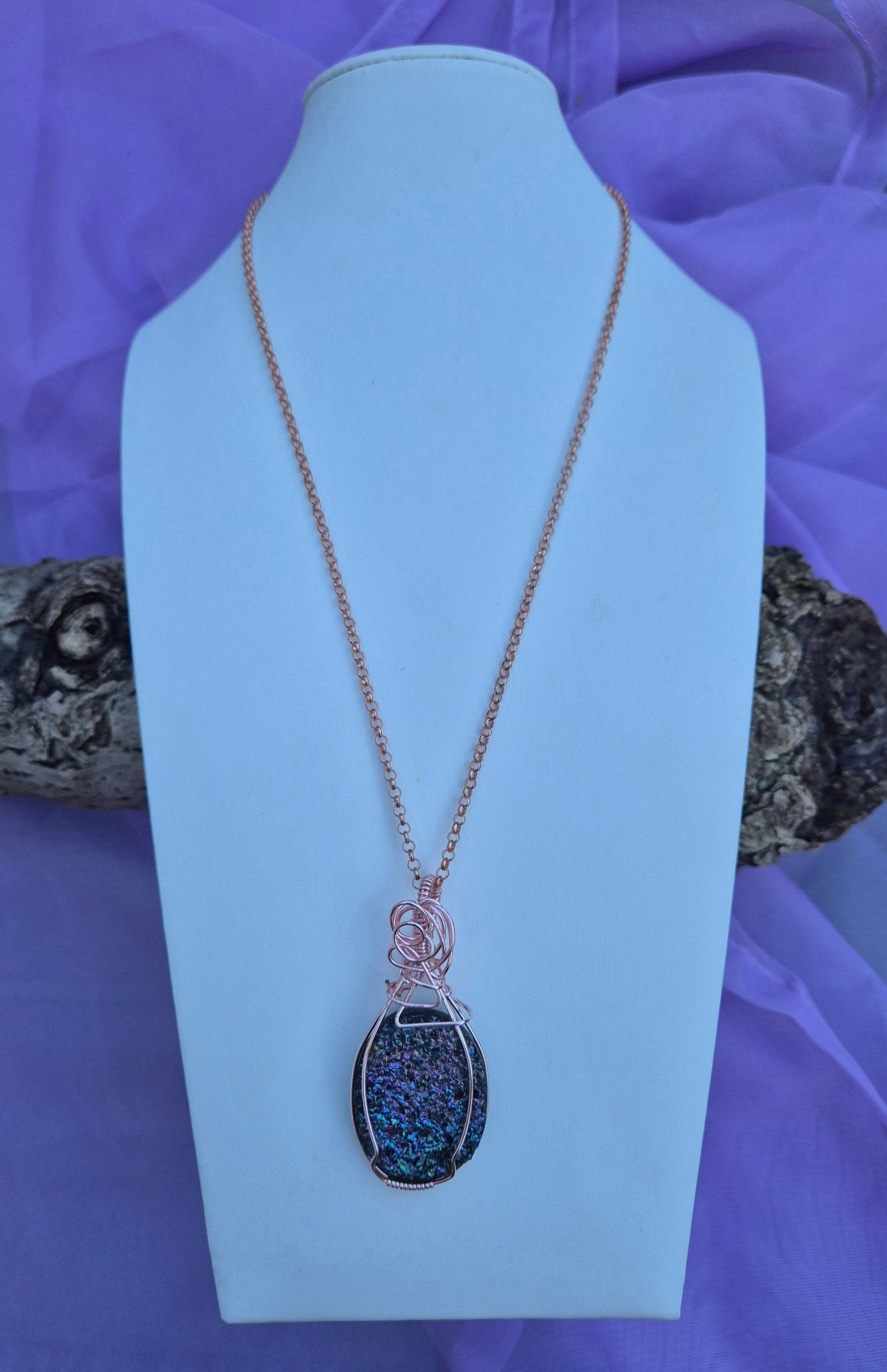 Titanium Druzy Necklace - Daonna Designs