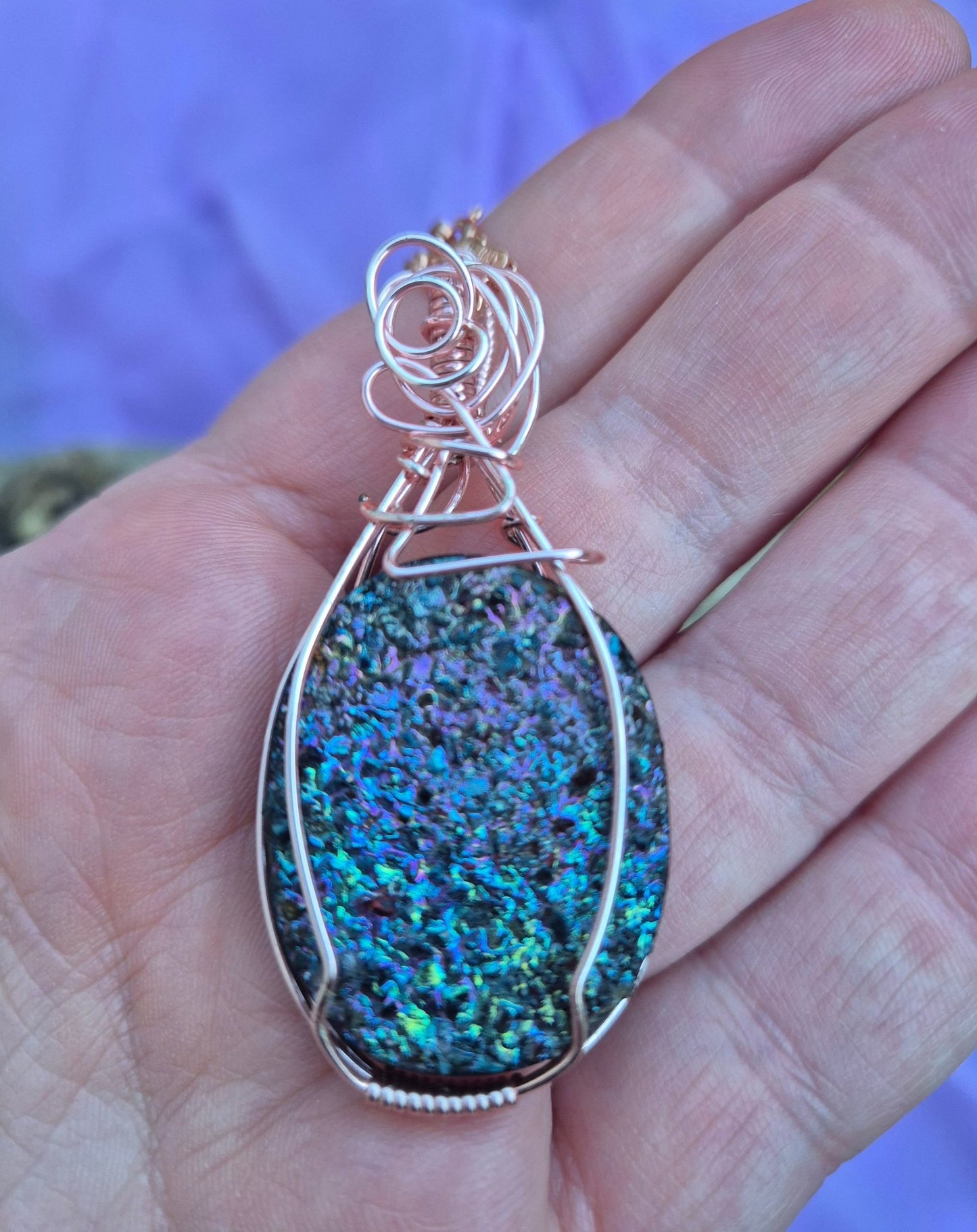 Titanium Druzy Necklace - Daonna Designs